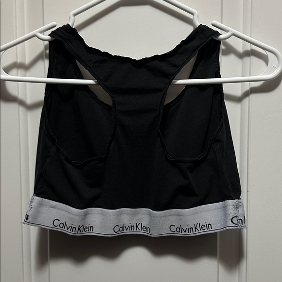 Calvin Klein Black Racerback Sports Bra - Picture 4 of 7